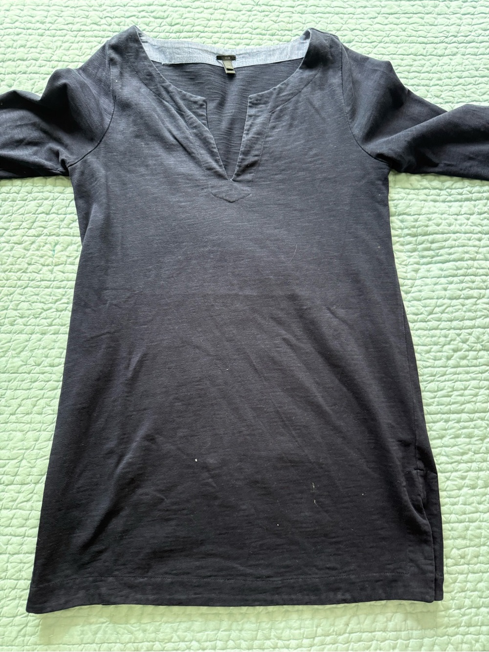 J. Crew Navy Cotton Tunic